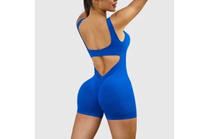 Seamless Yoga Jumpsuit Women Sports Fitness One Piece Jumpsuit Gym Bodysuit