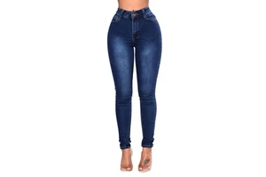New Style High Waist Elastic Lady Women Jeans Ninth Pants Denim Pencil Jeans