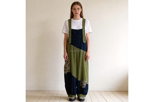 Custom Women's Asymmetrical Patchwork Two Tone Overalls For Ladies