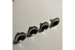 Patient Eye Protection Ocular Shield with Handle Stainless Steel Shield for Laser Procedures