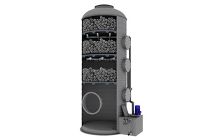 Air Scrubbers Industrial air Purification Gas Scrubbers for Smell No2 Fume Wet Scrubber System
