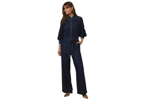 Fashion Women Denim Overall Jumpsuit Loose Fit OEM ODM Wholesale Manufacturer