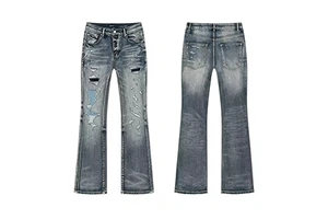 PUR Skinny Jeans Men's Clothes Trousers Trousers Y2k Distressed High Quality New Designer Jeans 1.1