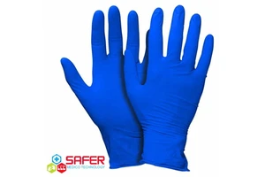 Black Disposable Waterproof Thin Nitrile Gloves Eco-Friendly Food Grade Medico Safer Soft CE ISO EN Certified Comfortable Box