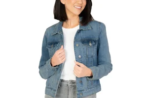 OEM Clothing Hot Selling Women's Denim Jacket Vintage Denim Jeans Jackets Jeans Coat Fashion Women's Clothes for Autumn