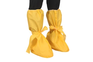 Disposable PVC Sole Safety Shoe Cover Acid Resistant PE Material Type3 Chemical Boot Cover Personal Protective Equipment