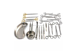 General Surgery Instrument Kit Reusable Manual Stainless Steel Surgical Tools Hospitals CE ISO13485 Certified OEM Available