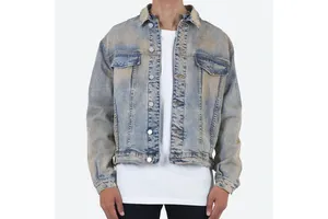 Fashionable Button up Denim Jeans Jackets Winter Wear Women Jeans Jackets Breathable Sustainable Jackets