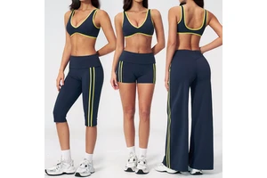Roregal Activewear Womens Fitness Set Gym Fashion 2 Piece Gym Sport Bra And Legging Yoga Sets