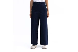 Best Slim Fit Breathable Denim Pant/Jeans for Women Dark Blue Wide-Leg High-Waist Pants Customized Wide-Leg Denim Look Jeans