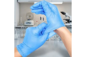 Nitrile Disposable Gloves Powder & Latex Free 4mil Touch Screen Disposable Non-Sterile Nitrile Exam Gloves 4 Sizes