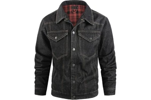Good quality Men Denim Jean Jacket Casual Outwear Fall Jacket Denim Button up Coat Oversize Denim Jacket for men