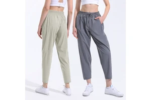 New High Quality Breathable Elastic Waist Loose Yoga Pants Slim Fit Women Joggers Pants Quick Dry Athletic Wear