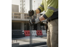 ANSI Level 3 Impact Gloves Knit Wrist Construction Gloves Mining Insulated Impact Gloves