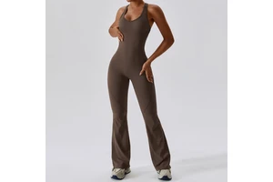 High Quality One Pieces Sports Bodysuits Women Slimming Seamless Long Yoga Jumpsuit