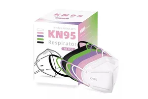 Maskkn95 Black KN 95 Mask FFP2 Face Mask with Cover Disposable Cubrebocas for Children