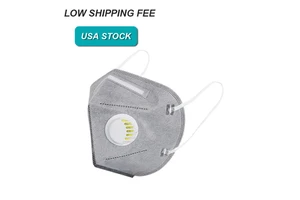 Multi-Layer Protection Kn95 Gray Color Protective Mask With Breathing Valve