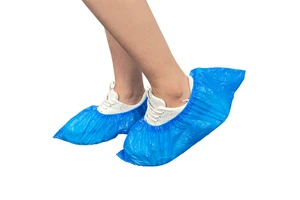 CE Personal Protective Equipment Waterproof PE/CPE Disposable Shoe Cover