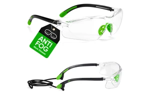 Anti Fog Protective Safety Glasses Eye Protection ANSI Z81 UV400