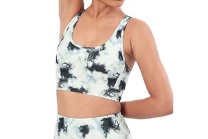 Women's Gym Fitness Sports Bra-High Support Breathable Eco-Friendly Spandex/Nylon with Front Logo