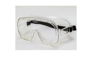 ANSI Z87.1 Compliant Anti-Fog Safety Goggles Transparent Frame Optimal Eye Protection Durable Impact-Resistant PC SD GS002-K