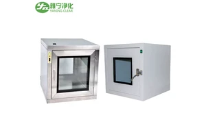El Pass Box Static Type Electrical Interlock Clean Room Pass Through Box for Use in Laboratories or Hospital Operating Rooms