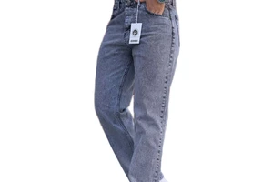 Men's Slim Fit Straight Vintage Jeans Casual Stretch Eco-Friendly Mid Waist Heavyweight Softener Denim Trousers Streetwear