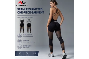 Factory Supply Custom Logo Seamless Women Yoga Sports Jumpsuit Gym Fitness Sport Activewear Outfit For Brand Bulk Order