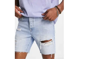 Men's Casual Summer Denim Shorts Quick Dry & Loose Fit Vintage Decorated-Most Demanded Street Style Customizable