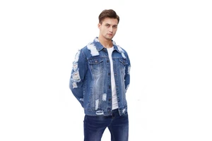 Classic Men's Jackets Stylish and Durable Denim Man Jackets Premium Quality Jacket for Man With Comfortable Fit and Timeless