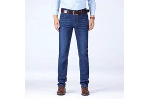 Men Denim Trouser Comfortable Cotton Denim Trousers Slim Straight Custom Baggy Jeans