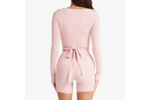 Yoga Wear Women's Soft and Comfortable Dance Quick-drying pink High-end Fitness Top Sports Blouse