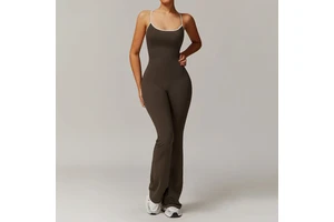 Fitness Jumpsuit Sportswear Women Gym Set Cross Adjustable Sports Bodysuit Running One Piece Yoga Suit Sexy Backless Romper
