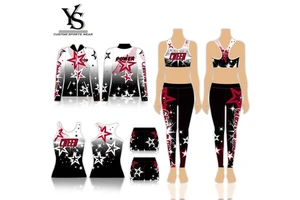 Manufacturer Custom Cheer And Dance Teamwear Running Sports Sublimated Track Suit Warm Up