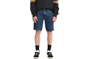 Men's High Quality Embroidered Denim Shorts Cotton Straight Fit Anti-Wrinkle Breathable Casual Blue Low Price