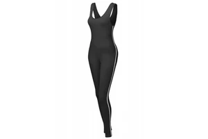 Summer Jumpsuits Women Playsuit Yoga Sportsuit Dress Romper Gym Sets Shorts High Waist Yoga Fitness Jumpsuit Zipper