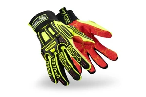 HexArmor CE ANSI ISE High Vision Working Gloves with Anti-Cut Anti-Puncture Anti-Abrasion Anti-Impact & Heat Protection Contact