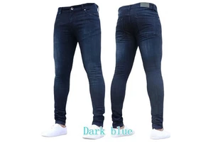 Men's Denim Stretch Trousers Wrinkle Resistant All Day Comfort Straight Fit Breathable Waterproof Diamond Button Summer Medium