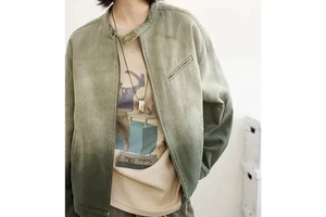 Trendy Retro Gradient Design Women's Denim Jacket