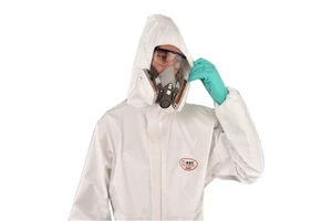 K1800 Disposable Nonwoven Ppe Clothing Clean Room Suit Anti Static Coveralls
