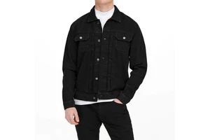 Denim Jeans Jackets High Quality Denim Jacket for Men Factory Wholesale Custom High Quality Denim Men's Jackets MADE BY HS
