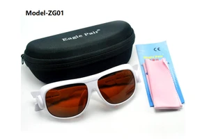 Nd Yag Laser Handheld Eye Protection 532nm 1064nm OD4+ Safety Glass Commercial Use Portable