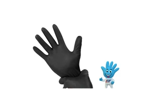 Custom-Made Thickened Industrial Grade Disposable Nitrile Gloves Wear-Resistant Diamond Pattern Safety Gloves Durable Processing