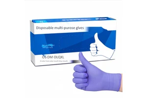Factory Hot Sale Powder Free Glove Guantes De Nitrilo Uso Medico Disposable Vinyl Latex Nitrile Gloves Wholesale