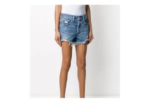 Premium Quality Fashion Ladies Casual Jeans Shorts Button Women's Summer Denim Shorts / Wholesale New 2025 Denim Shorts Women