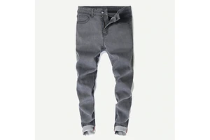 American Men Jeans Men Denim Jeans Designer Trousers Casual Skinny Straight Elasticity Denim Jeans Man