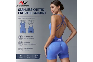 High Quality Breathable Fitness Jumpsuit One-Piece Quick-Drying Sleeveless Gym Jumpsuit Women