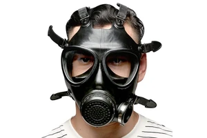 3-Layer Rubber Anti-Biochemical & Toxic Gas Comfort-Fit Head-Mounted Safety Protective Mask