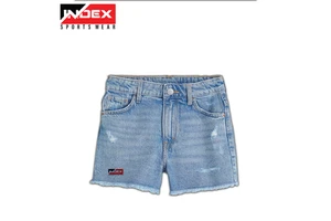 Trendy Stretch Breathable High Waist Ladies Denim Shorts Fashion Women's Summer Jeans Ripped 2025