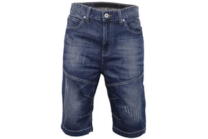 Men's Vintage Light Wash High Waist Woven Denim Shorts Wide Leg Casual Sport Windproof Winter Autumn
